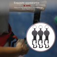 thumbnail image 3 of 3 Pack Retractable Keychain - Heavy Duty Badge Holder Reel with Multitool Carabiner Clip,Key Ring with Steel Wire Cord Up to 25 Inches,Black,3 * Retractable Keychain,black, 3 of 8