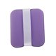 thumbnail image 5 of Esponja para polvo facial suave, cojín de doble cara, esponja cosmética para polvos, herramienta de maquillaje en seco y húmedo, rectángulo morado claro, 5 of 5