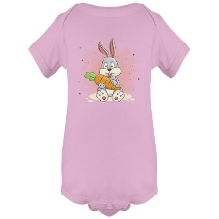 

Funny Rabbit Eating Carrot Bodysuit Infant -Image by Shutterstock 24 Months