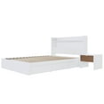 thumbnail image 1 of Nexera Harper Ensemble de Chambre Réversible 3 Pcs, Blanc, Double, 1 of 6