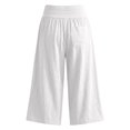 thumbnail image 4 of Breezora Casual Womens Linen Cotton Wide Leg High Waist Pants Relaxed Trousers for Daily Summer Wear, 4 of 6