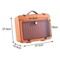 thumbnail image 4 of Bolsa organizadora de documentos y archivos, multibolsillo, portátil, resistente al agua, gran capacidad Naranja, 4 of 4