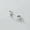 Silver, variant on Helix Tragus Earrings Piercing Sterling Silver Tiny Triangle Huggie Hoop A4140-Silver