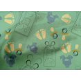 thumbnail image 4 of oneOone Cotton Poplin Light Mint Green Fabric Clothes|Footprint & Baby Feeder Kids Sewing Craft Projects Fabric Prints By Yard 42 Inch Wide, 4 of 4
