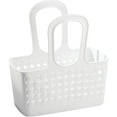 thumbnail image 6 of iDesign Small Plastic Orbz Bathroom Shower Tote, 11.25" x 5.25" x 12", White, 6 of 6