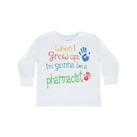 

Inktastic Pharmacist Future Gift Toddler Boy or Toddler Girl Long Sleeve T-Shirt