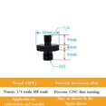 thumbnail image 1 of Dual Nuts Tripod Mount Screw 1/4 To M4 M5 M6 M8 M10 Projector Bracket Adapter, 1 of 4