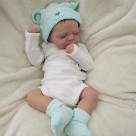 Lifelike 18 Inch Realistic Reborn Baby Dolls Silicone Full Body Boys Real Life Baby Dolls Full Body Silicone Anatomically Correct Reborn Boy Doll That Look Real Newborn