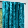 thumbnail image 3 of The Cozy Creation Teal Crushed Velvet Curtains for Living Room Bedroom, Velvet Fabric Sample, Teal, 12" W x 12" L, 3 of 5