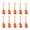 Orange color, variant on 10Pcs Tactics Gear Clip Attachments Multifunction Hanging Buckle Backpack Tactics Vest Buckle Strap Management Tool