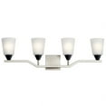thumbnail image 4 of 4 Light Bath Vanity Approved For Damp Locations With Contemporary Inspirations 33.25 Inches Wide Kichler Lighting 55030Ni, 4 of 4