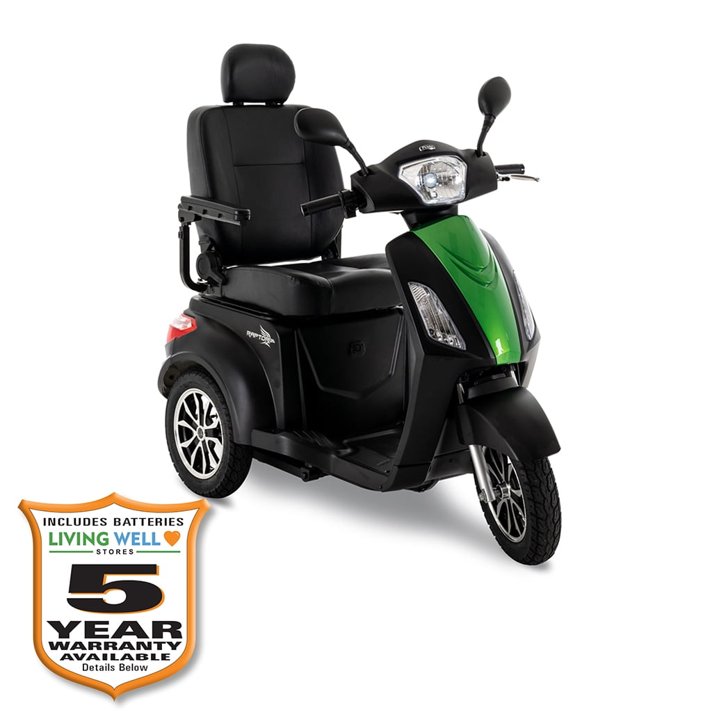 Pride Raptor 3-Wheel Powerful Mobility Scooter Color ...