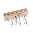 thumbnail image 7 of Tachiuwa Bookbinding Press Book Binding Tool Multifunctional Flat Paper Press Machine for Desktop School Cardboard Tags Greeting Cards, 7 of 7