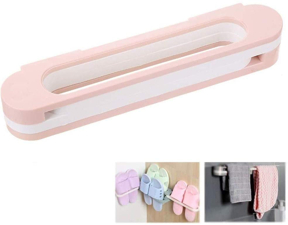 Wall Mounted Shoes Rack 4Pack with Sticky Hanging Strips Plastic Shoes Holder St 