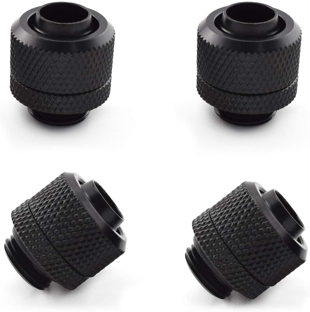 4Pack G1/4" to 3/8" ID 1/2 OD Quick Tighten Compression Fitting for