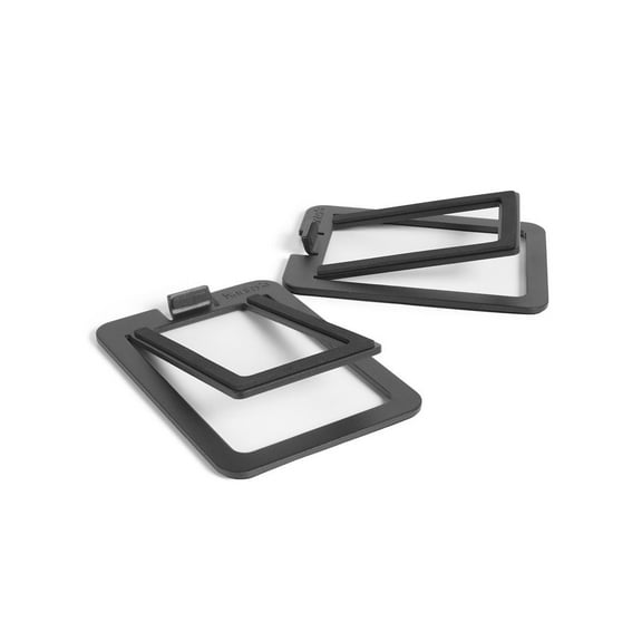 Kanto S2 Desk Top Speaker Stands Pair with 16 Degrees of Tilt & Foam, Black