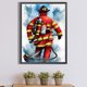 thumbnail image 4 of Pintura de diamante 5D DIY Taladro redondo completo Bombero Decoración del hogar Arte Artesanía Hugtrwg Para estrenar, 4 of 9