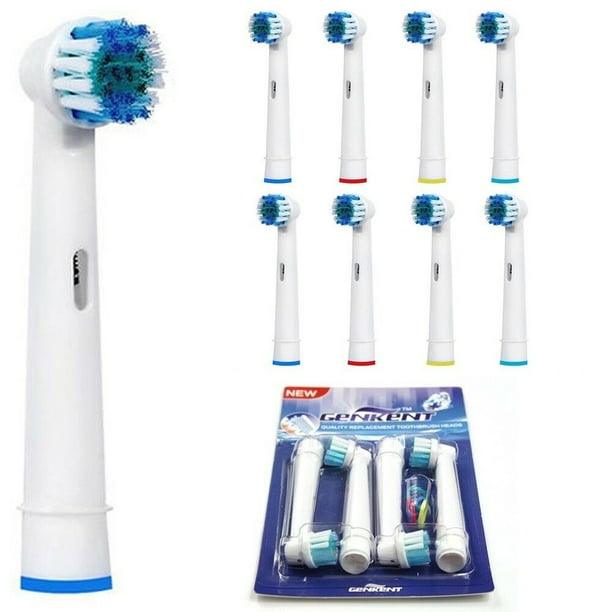 8 Pcs Replacement Toothbrush Brush Heads Compatible with Oral B BRAUN PRECISION CLEAN Electric