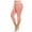 Pink, variant on 2025 Clearance! Clearance under $5 asdoklhq Womens Plus Capris, Women Plus Size Solid Hollow Elastic Waist Casual Leggings Pants