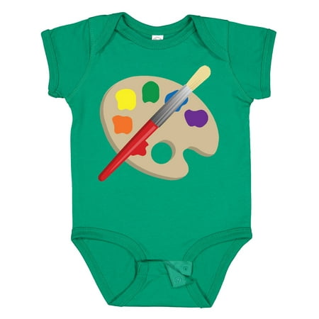 

Inktastic Artist Palette and Brush Gift Baby Boy or Baby Girl Bodysuit