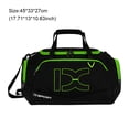 thumbnail image 4 of Minnieouse Bolsa de gimnasio de gran capacidad para hombres y mujeres, bolsos de hombro de viaje, bolso para exteriores, pegatina autoadhesiva ajustable, Bolsas de mensajero y de hombro Verde negro Minnieouse AP011940-02, 4 of 6