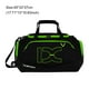thumbnail image 4 of Qarigey Bolsa de gimnasio de gran capacidad, bolsas de viaje para Fitness, bolso de mano para exteriores con cremallera, pegatina autoadhesiva, bolsa de Bolsas de mensajero y de hombro Verde negro Qarigey AP011940-02, 4 of 6