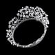 thumbnail image 4 of flor de material cristal Tiara Diadema Boda de baile Cumpleaños nupcial Diadema Yuyangstore Corona nupcial de boda, 4 of 8