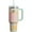 Light Pink, variant on LILELIS Stainless Steel Double Insulated Cup 40Oz Automobile Cup with Handle Bingba Cup Cup Pink 40Oz