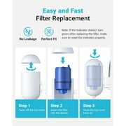 AQUA CREST Faucet Filter Replacement for All PUR®Plus Water Filter Replacement, PUR® Filter Replacement RF-9999®, NSF 42 Certified, 9-Month, 900-Gallon, 3 Pack