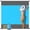 Blue, variant on Oversized Sandproof Nylon Beach Blanket, 79''×83'' Large Water Resistant Portable Beach Mat, Lightweight Foldable Picnic Ground Sheet with Carry Bag for Family Beach, Travel, Camping