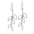 thumbnail image 3 of Gorgeous Swinging Leafy Olive Branch Sterling Silver Dangle Earrings, 3 of 5