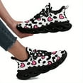 thumbnail image 6 of Coolcustomize Women's Cow Print Love Couple/Style Sneakers, Lightweight Traners, Lace-Up Low-top Runinng Shoes Suitable for Gym, Training, Walking - Romantic Gift for Valentine's Day/Wife/Girlfriend, 6 of 6