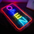 thumbnail image 3 of UPONRAY LED Open Neon Sign for Business,USB Powered Neon Open Sign with Dimmable Switch,Color Changing & Scrolling and Flashing Modes,RGB Open Sign for Shop Hotel Bar Coffee Storefront Window, 3 of 6