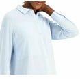 thumbnail image 3 of Alfani Womens Seamed Button Up Shirt, Blue, Medium, 3 of 4