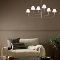 thumbnail image 2 of 52767BK Kichler Lighting Eadie - 6 Light Large Chandelier-19.5 Inch Tall and 6 Inch Wide-Black Finish, 2 of 7