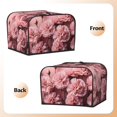 thumbnail image 3 of Balery Delicate Pink Carnations Pattern Oven Cover Kitchen Bread Machine Protector, 4 Slice Toaster Cover for Home, Anti Dust Fingerprint Coaster Cover, 3 of 7