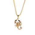 thumbnail image 1 of Exagéré Rétro Alliage Chaîne Collier Scorpion Forme Pendentif Chandails Alliage Chaîne Collier Collier pour les Femmes Hommes, 1 of 7