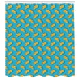 thumbnail image 3 of Ambesonne Taco Shower Curtain, Tortilla with Veggies and Beef, 69"Wx84"L, Earth Yellow Blue, 3 of 3