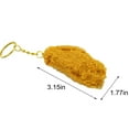 thumbnail image 3 of OAVQHLG3B Fake Cooked Fry Chicken Keychain Simulation Artificial Food Model Fake Food Props Meat For Kitchen Home Party Decoration Market Food Sample Display (1 Pack), 3 of 7