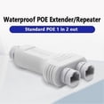 thumbnail image 4 of 2 Port 1 in 2 Out Waterproof POE Extender 10/100Mbps Outdoor 30W High Power Plug&Play for PoE Switch NVR IP Camera AP, 4 of 5