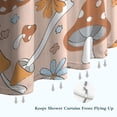 thumbnail image 6 of Brown Mushroom Flower Light Pattern Shower Curtain 72"x72" ,Bathroom Decorative Shower Curtains Set with 12 Hooks,Modern Waterproof Washable Shower Curtain, 6 of 6