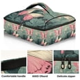 thumbnail image 2 of Iauyy Casserole Carrier for Hot Food Insulated Casserole Travel Carry Bag with Lid Food Warmer Bag for Party/Picnic,Many Large Leaves, 2 of 7
