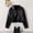 A Black, variant on Teen Boys Leather Jacket 13-18 Faux Leather Solid Color Biker Style Kids Jacket Winter Windproof Zipper Up Jacket Black Size 15