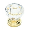 Liberty 1.25" Acrylic Faceted Knob, Available in Multiple Colors