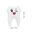 thumbnail image 3 of 15Pcs Plastic Teeth Model Cartoon Teeth Toy Art Craft Supplies Kids Toy Gift, 3 of 8