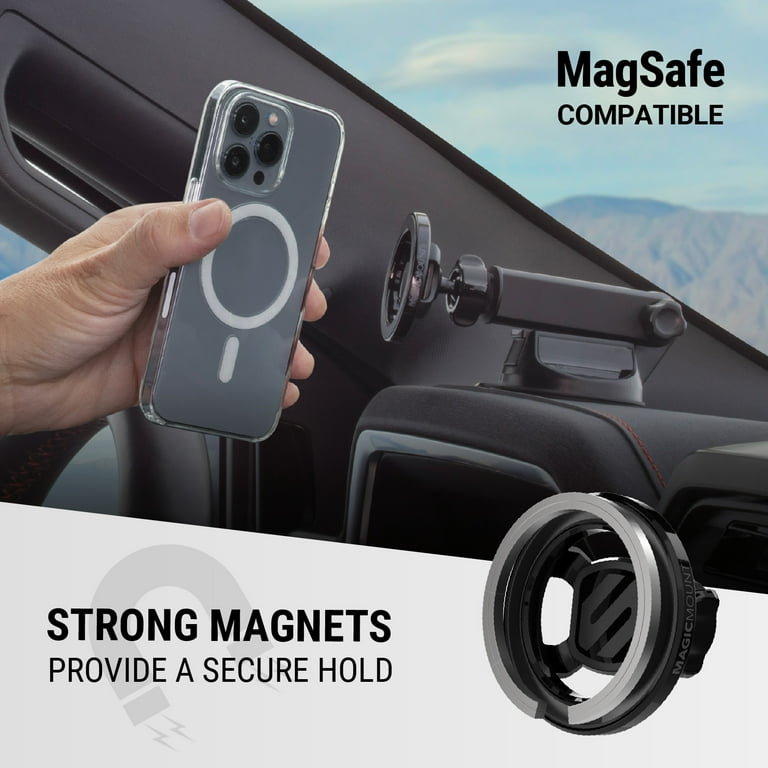 Scosche SMS2VWDA-SP MagicMount™ MS 3-in-1 Flip Window/Dash/Vent