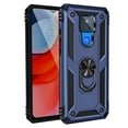 thumbnail image 1 of for Moto G Play Case for Phone Moto G Play 2021 Case Shockproof Armor Rugged Military Protective Car Holder Magnetic Cover armor case blue for Moto G Play 2021, 1 of 6