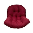 thumbnail image 1 of Colgante colgante de silla de huevo swing swing cojín almohadilla jardín de reemplazo del patio del patio Rojo oscuro, 1 of 8