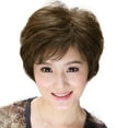 thumbnail image 1 of Perruque Bouclée Courte pour les Femmes d'Âge Moyen Résistant à la Chaleur Mode Synthétique Sexy Cheveux Moelleux, 1 of 2