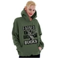thumbnail image 3 of Hunter Funny Earned a Few Bucks Hoodie Sweatshirt Women Men Brisco Brands S, 3 of 6
